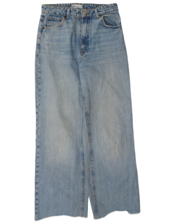 Zara Jeans Sueltos Mujer EU 38 Small W28 L29 Azul