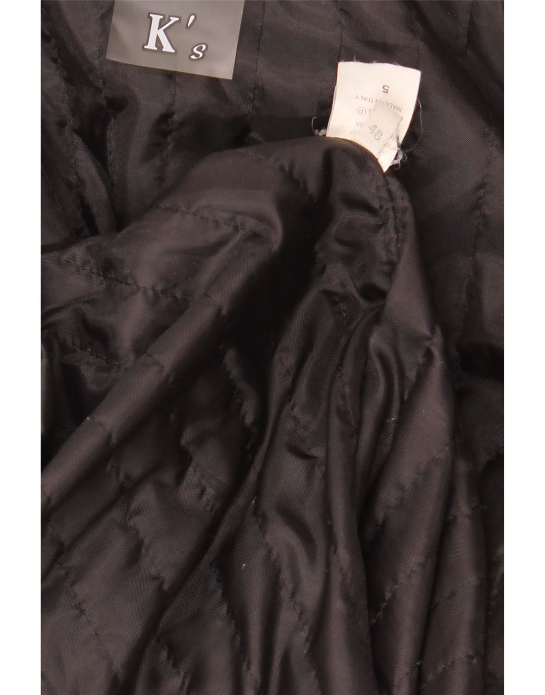 Chaqueta de cuero para mujer K'S IT 48 XL Negro