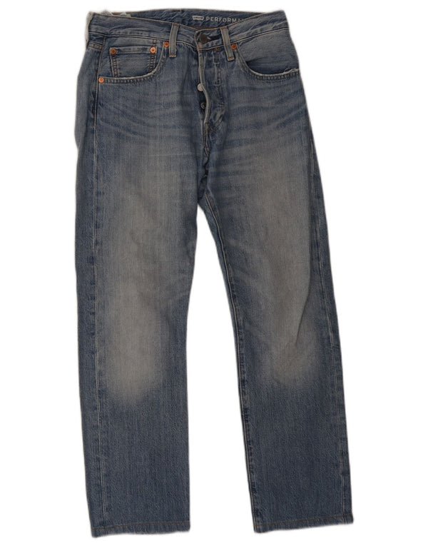 Vaqueros Levi's Mujer 501 Rectos W28 L27 Algodón Azul