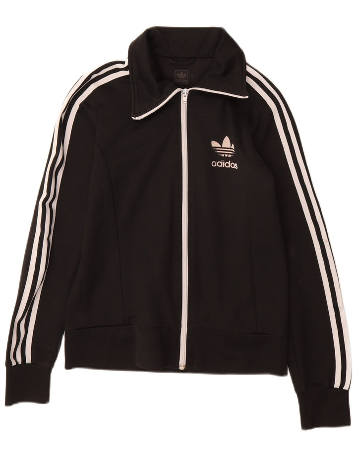 Adidas Chaqueta de chándal para mujer EU 34 XS Negro Algodón