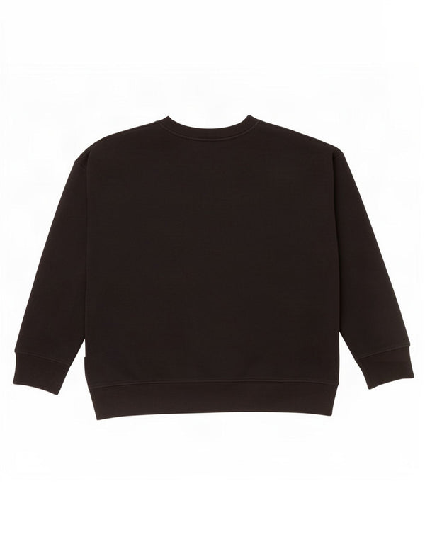 Zara Mujer Dumbo Graphic Sudadera Jumper UK 46 Grande Algodón Negro