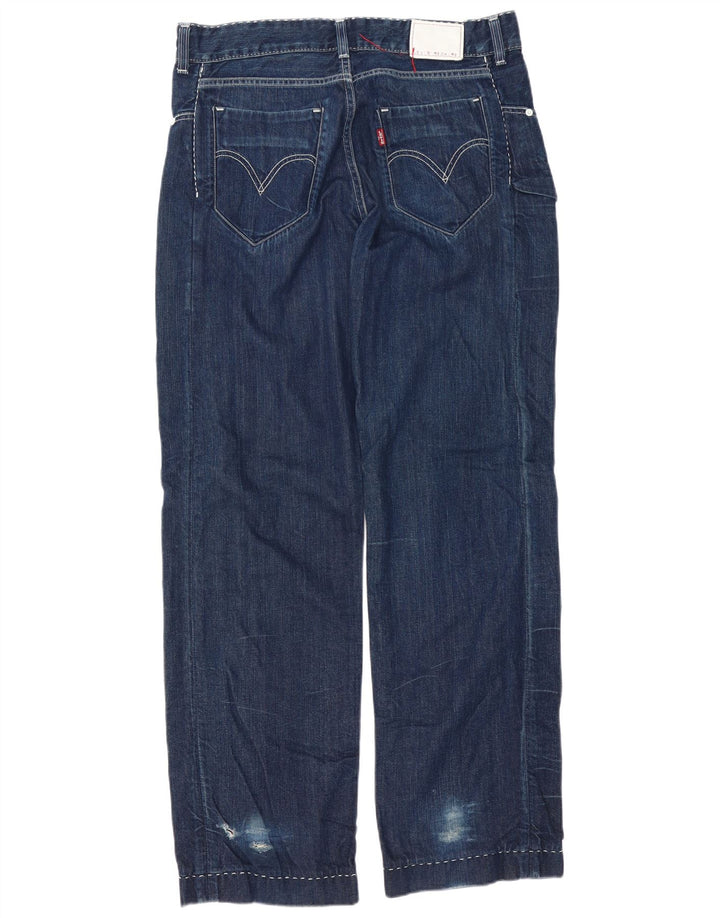 Vaqueros rectos Levi's para hombre W34 L34 Algodón azul marino