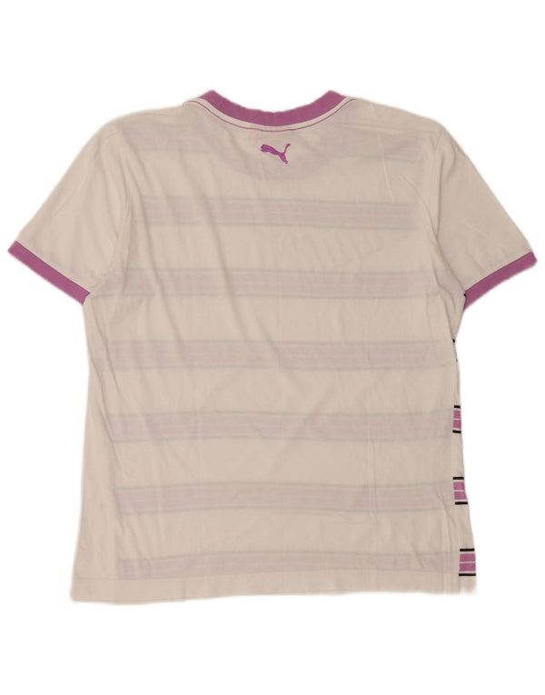 Camiseta PUMA para hombre Top Medium White Stripes