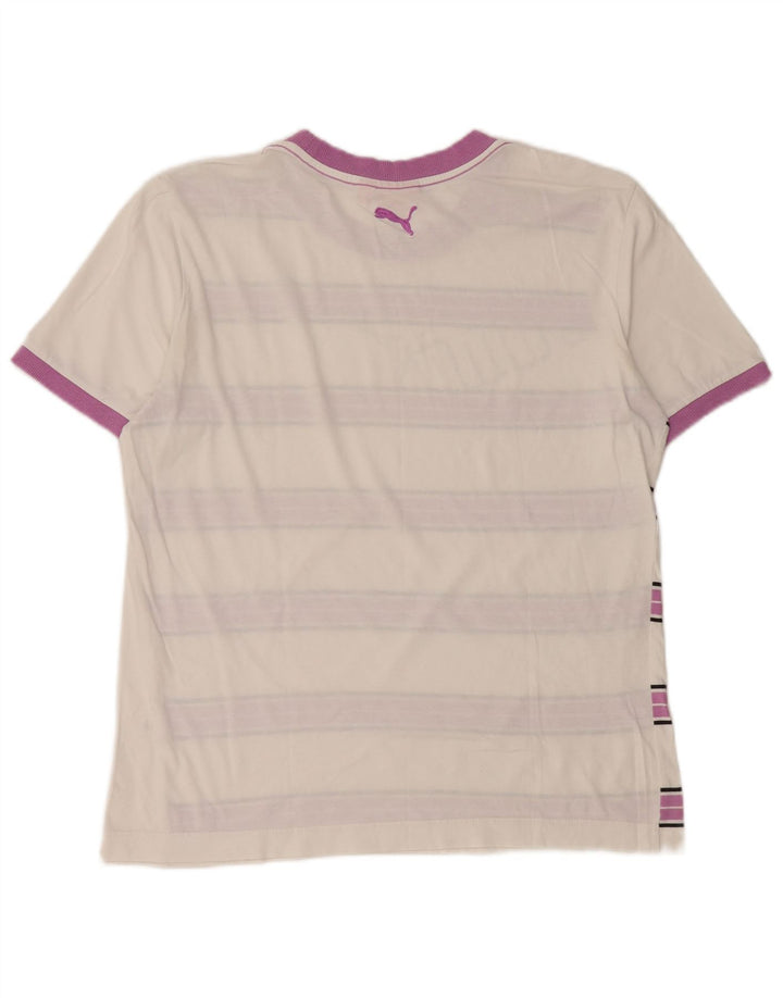 Camiseta PUMA para hombre Top Medium White Stripes