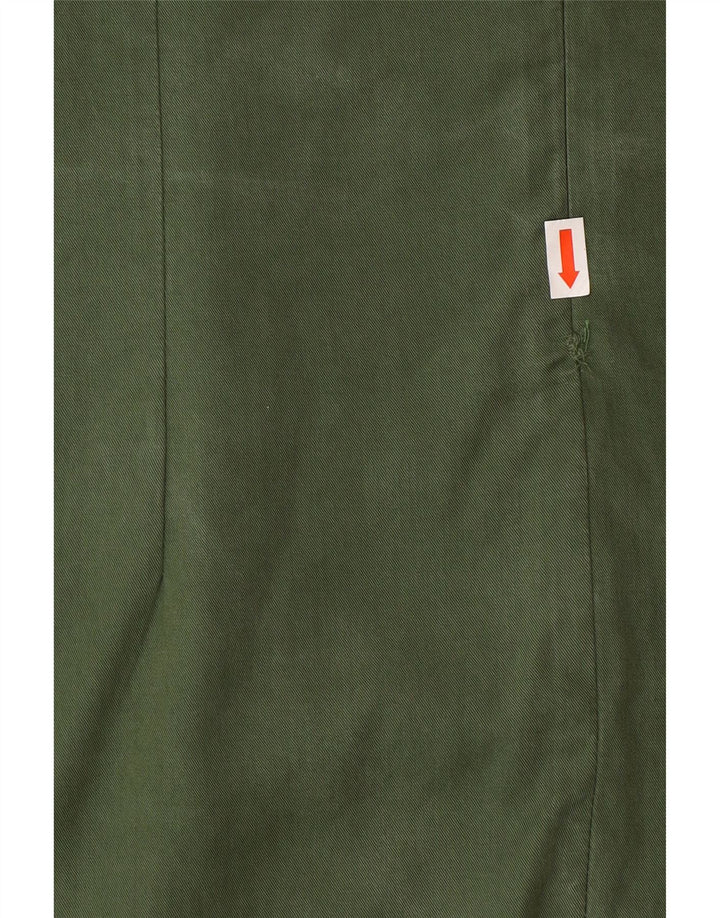 Desigual Vestido tubo gráfico EU 42 Corazón floral verde medio