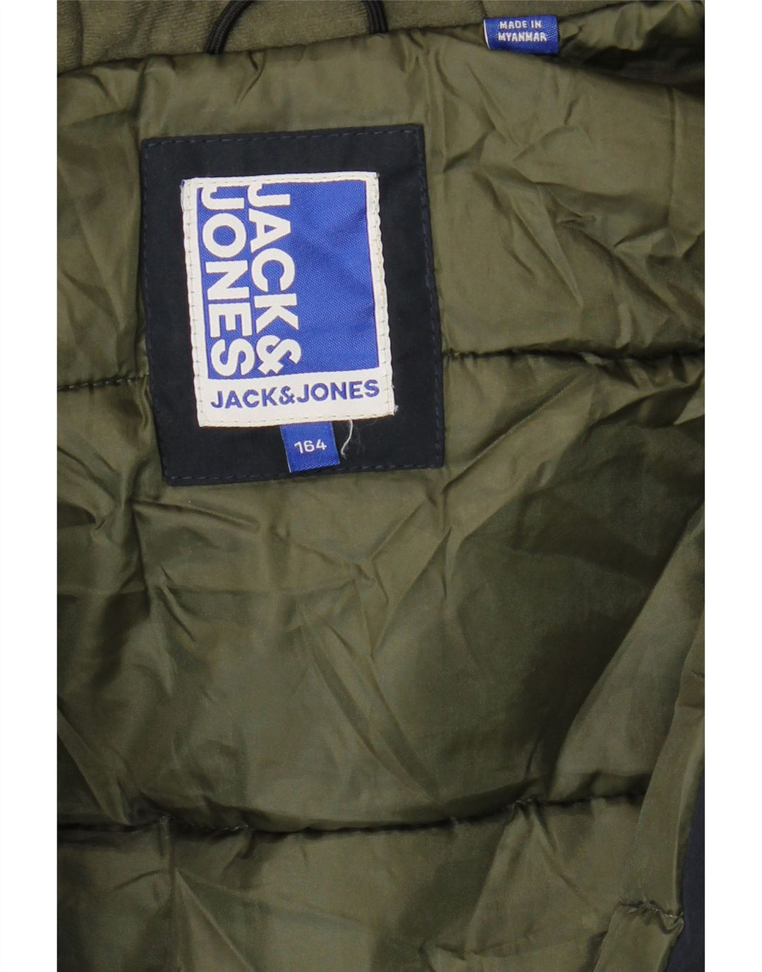Jack & Jones Parka con capucha para niño 13-14 años Azul marino