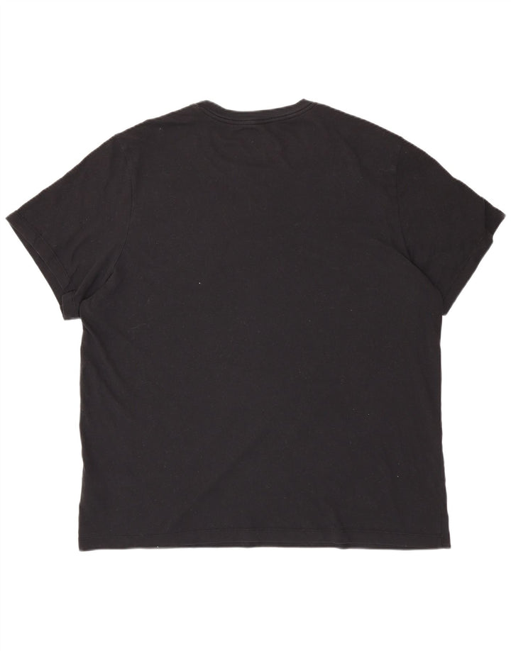 NIKE Camiseta Dri Fit para Hombre Top 2XL Algodón Negro