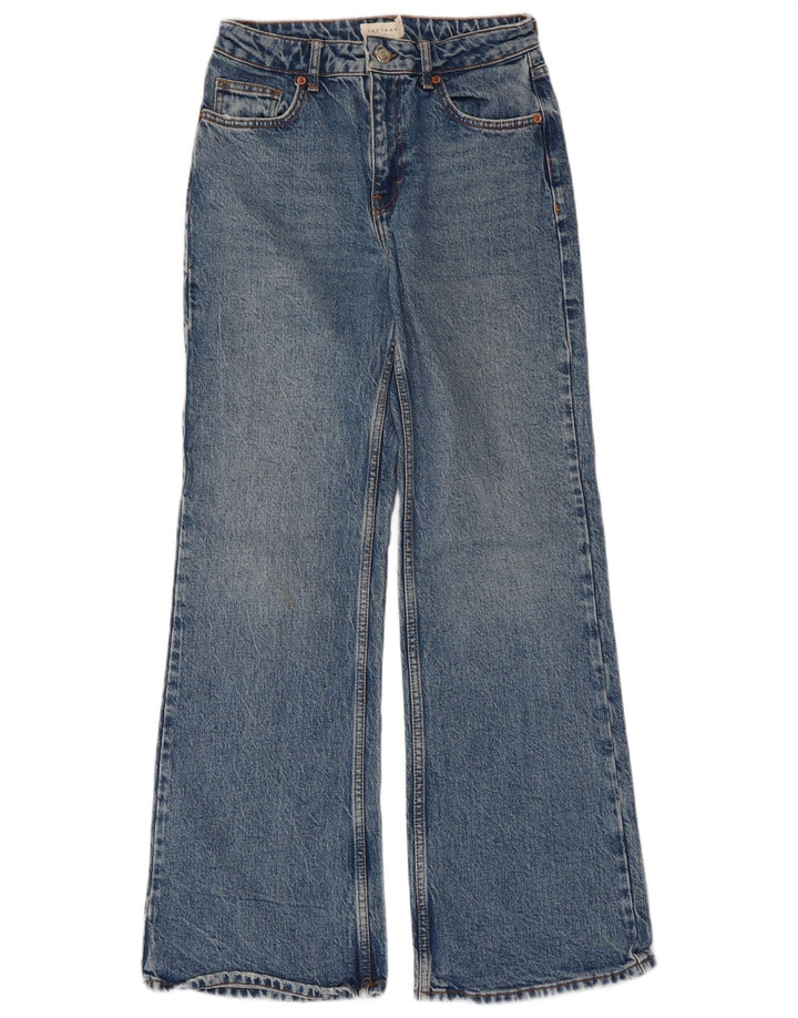 Vaqueros Acampanados Relajados Mujer Topshop W26 L30 Algodón Azul