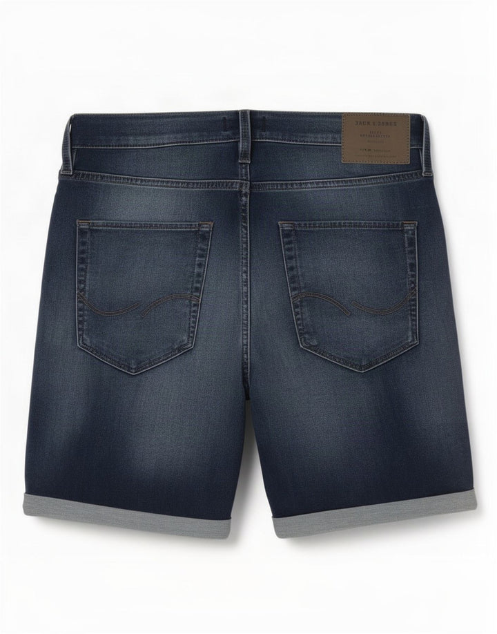 Jack & Jones Mens Shorts De Mezclilla Pequeño W32 Algodón Azul