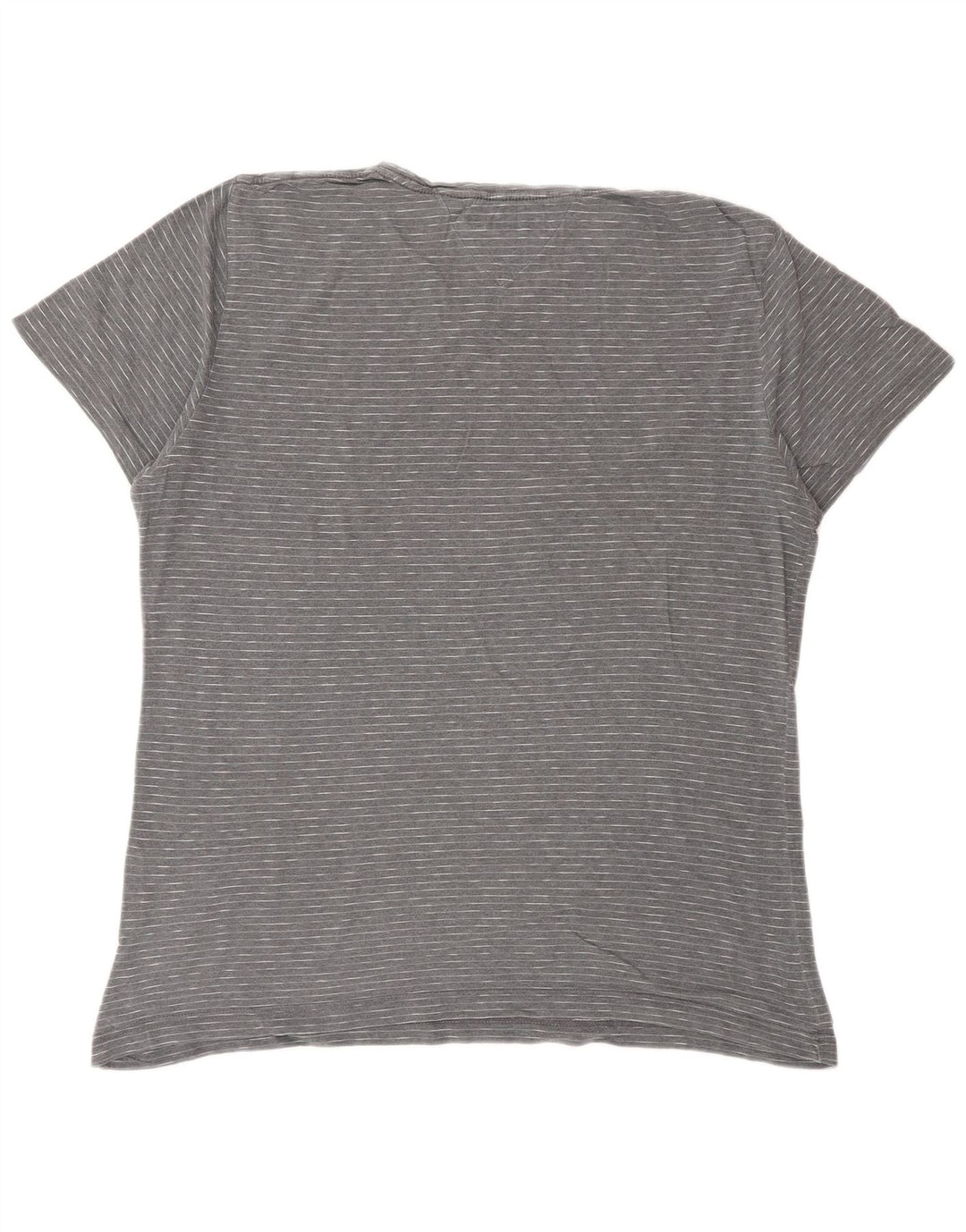 TOMMY HILFIGER Camiseta para hombre Top Large Grey Pinstripe
