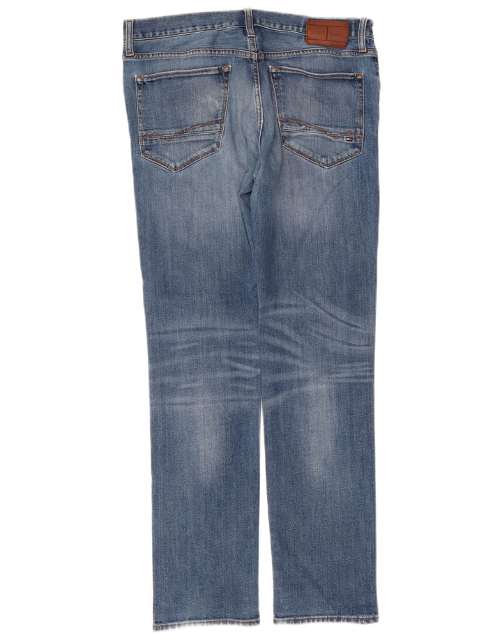 Tommy Hilfiger Vaqueros rectos para hombre W34 L32 Azul