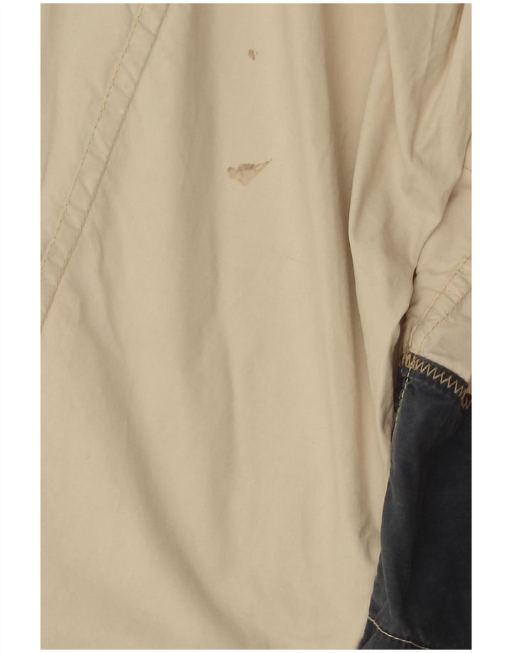 Chaqueta cortavientos para hombre Ocean Star IT 46 Small White Colourblock Synthetic