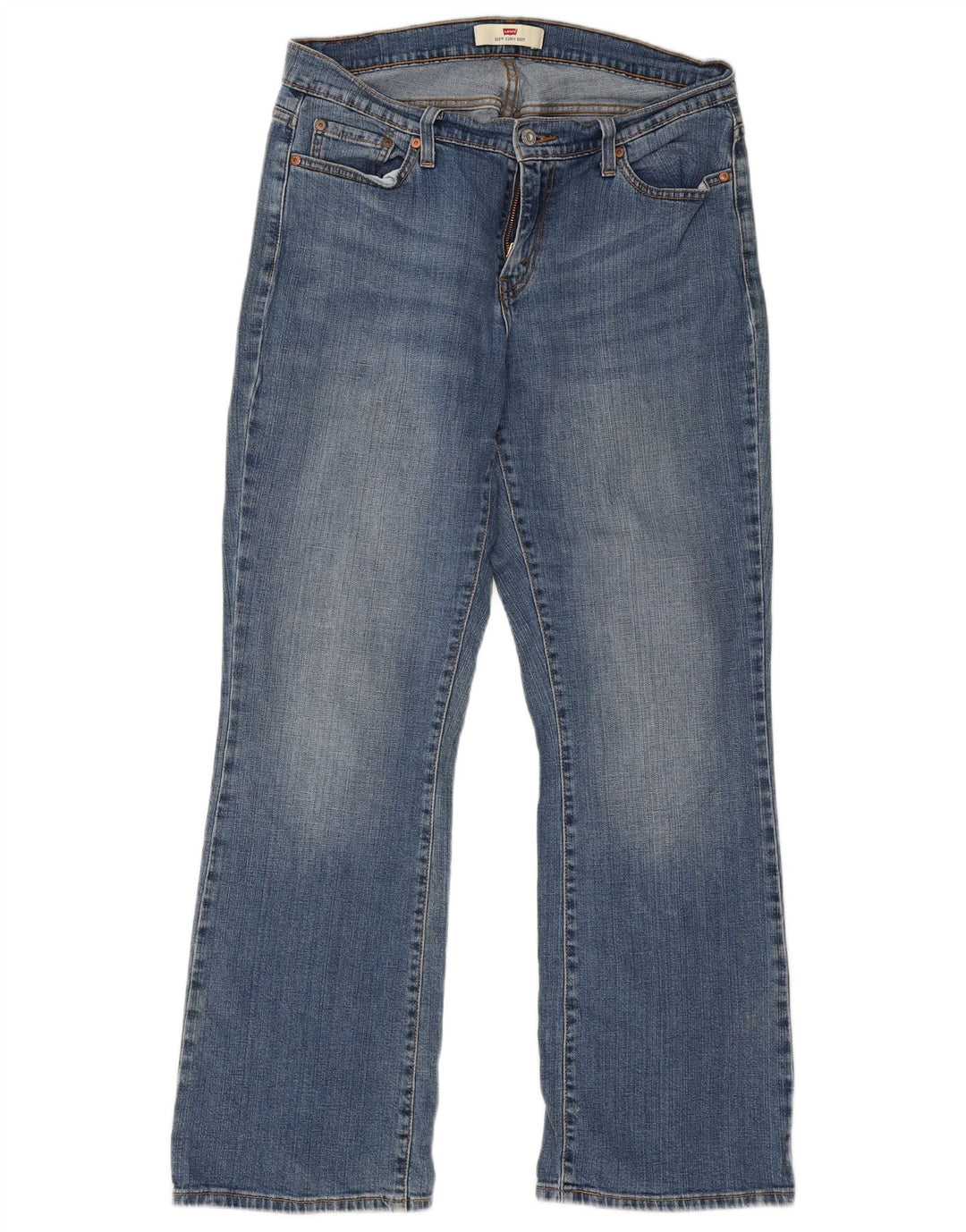 Levi's Jeans 525 Curvy Bootcut para mujer US 14 Grande W32 L30 Algodón azul