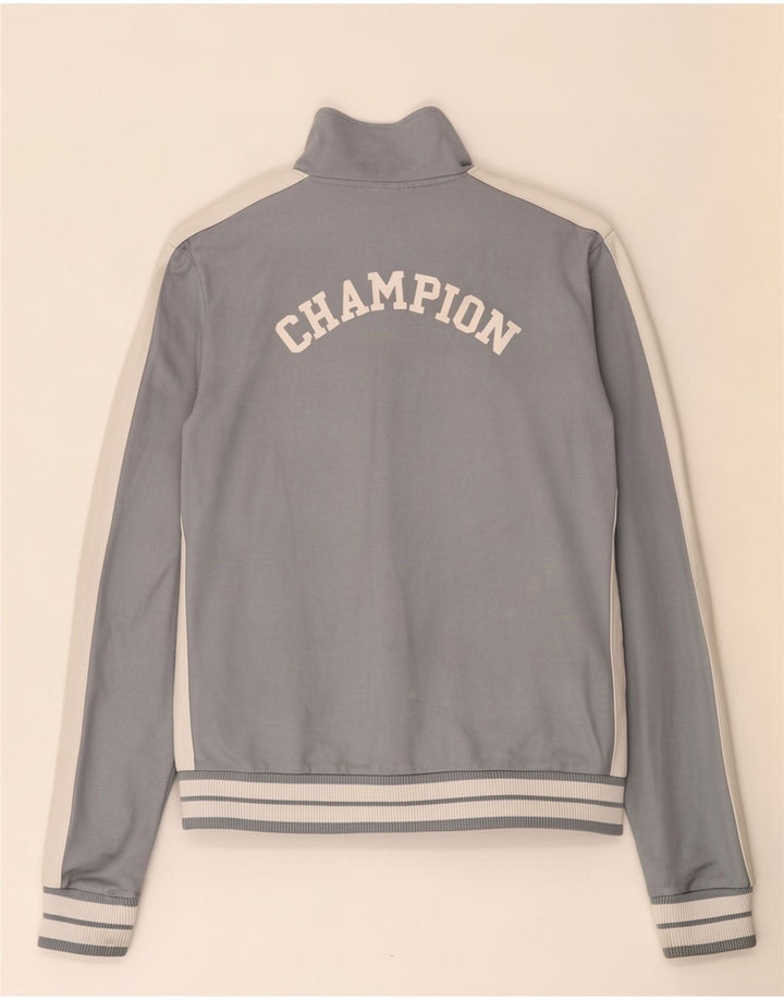 Champion Chaqueta Top De Chándal Con Gráfico Gris Medio Colorblock