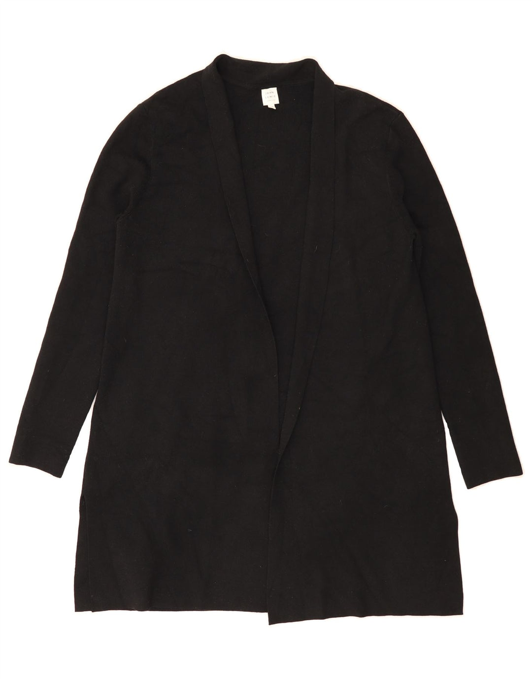 JOHN LEWIS Womens Oversized Longline Cardigan Sweater UK 10 Small Black Vintage John Lewis and Second-Hand John Lewis from Messina Hembry 