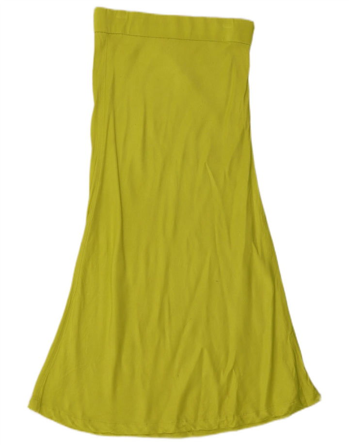 Zara Mujer Maxi Falda Pequeña W26 Verde