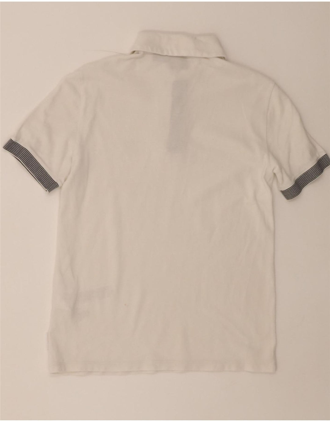 ARMANI EXCHANGE Mens Polo Shirt Small White Cotton Vintage Armani Exchange and Second-Hand Armani Exchange from Messina Hembry 
