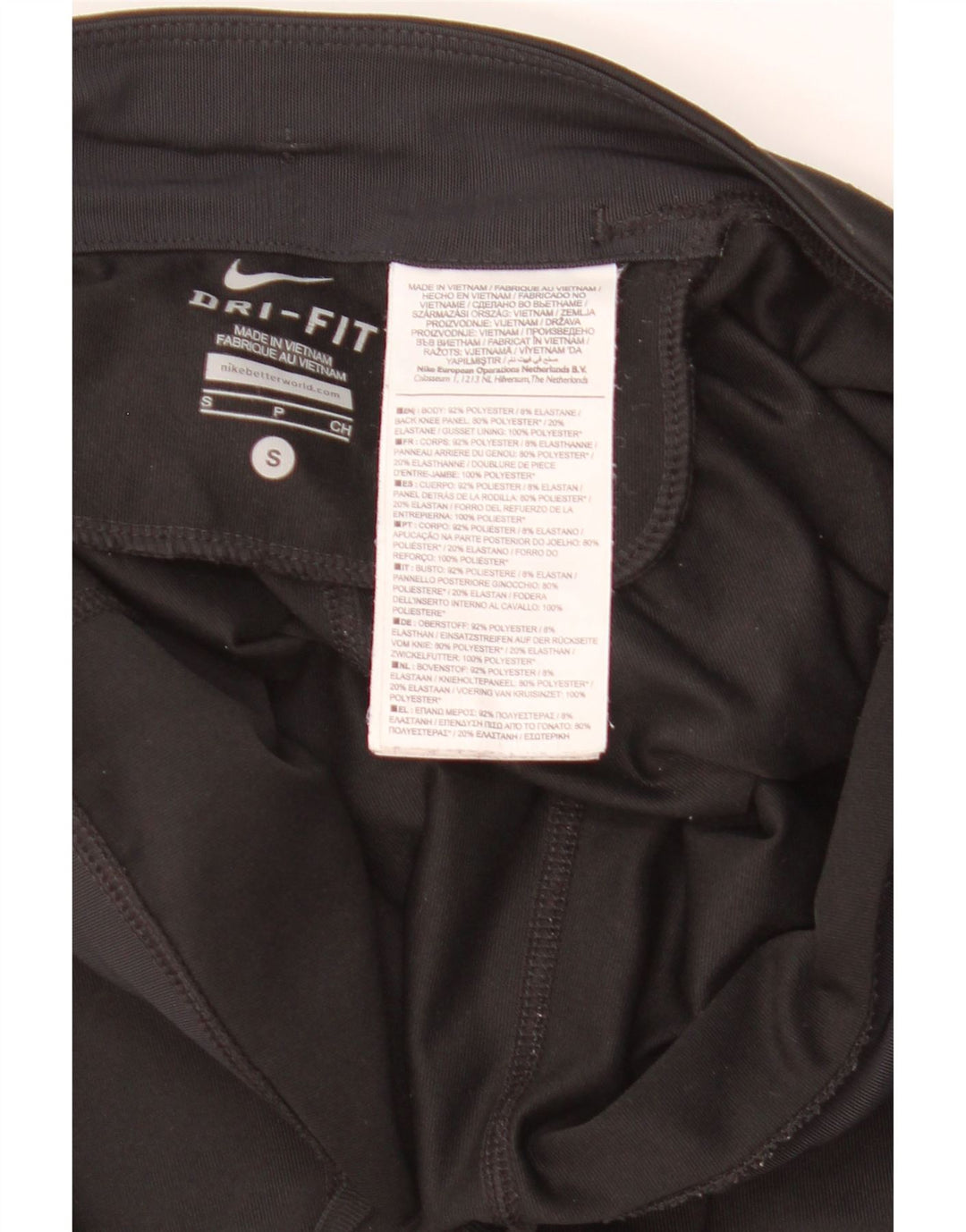 Nike Leggings Dri Fit para mujer UK 10 Small Poliéster negro