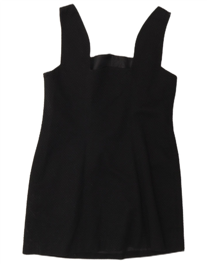 Versace Vestido recto sin mangas para mujer IT 46 Algodón negro grande