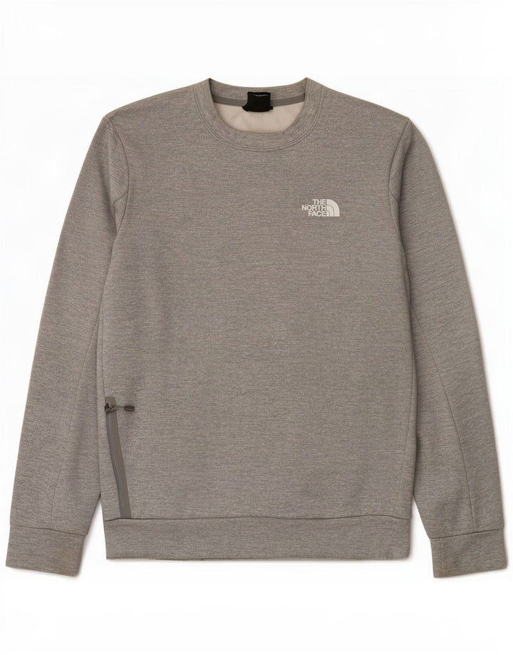 The North Face Hombre Sudadera Jumper Gris Medio Poliéster Moteado