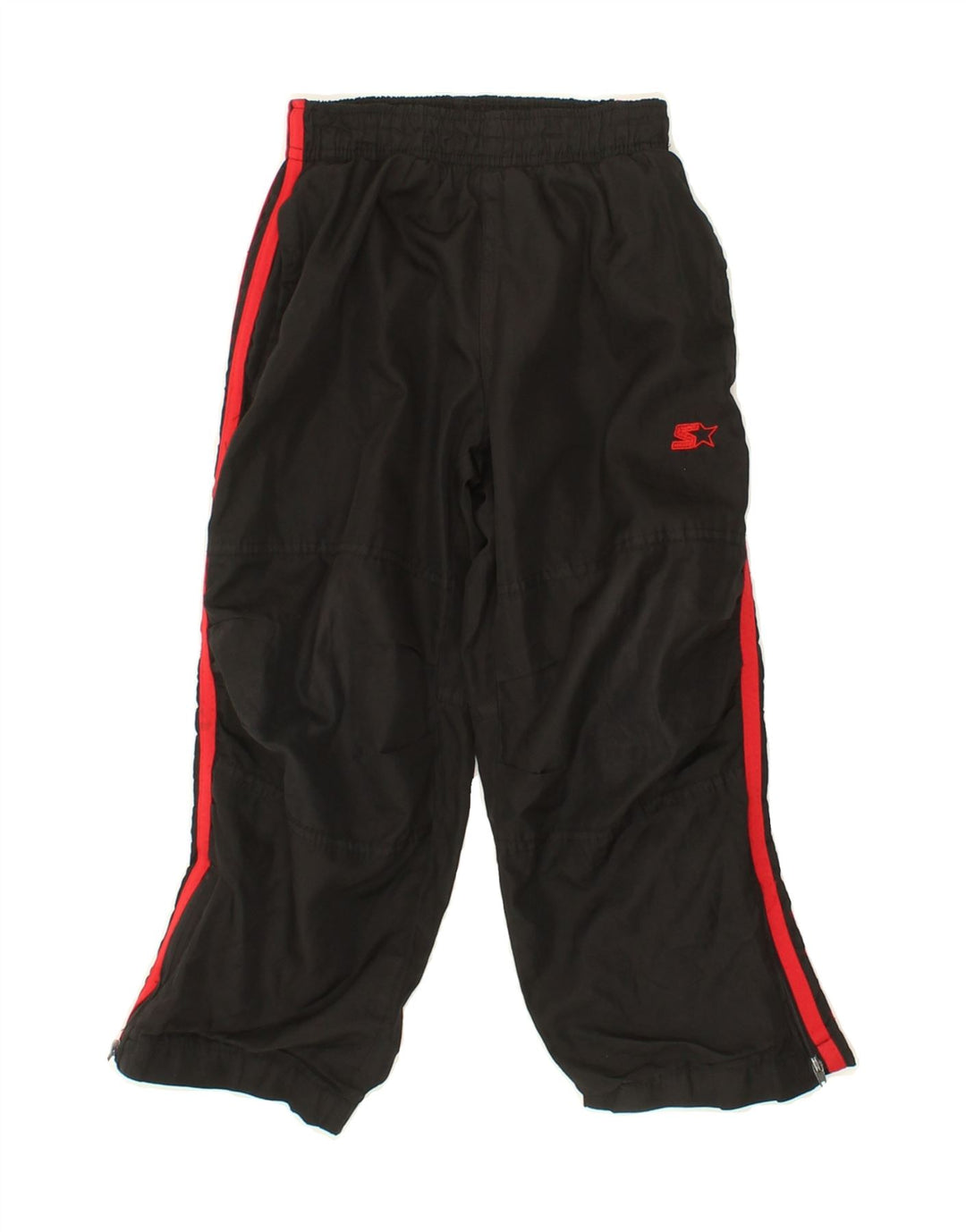 STARTER Boys Tracksuit Trousers 4-5 Years XS Black Polyester Vintage Starter and Second-Hand Starter from Messina Hembry 