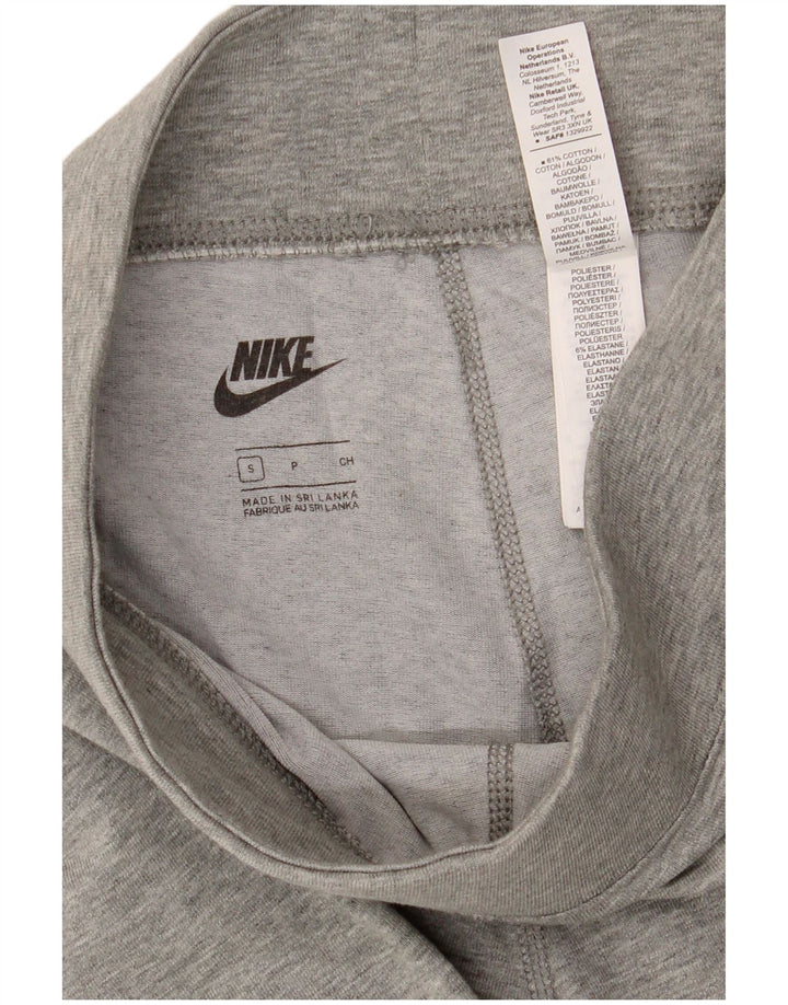 NIKE Leggings gráficos para mujer UK 10 Small Gris Algodón