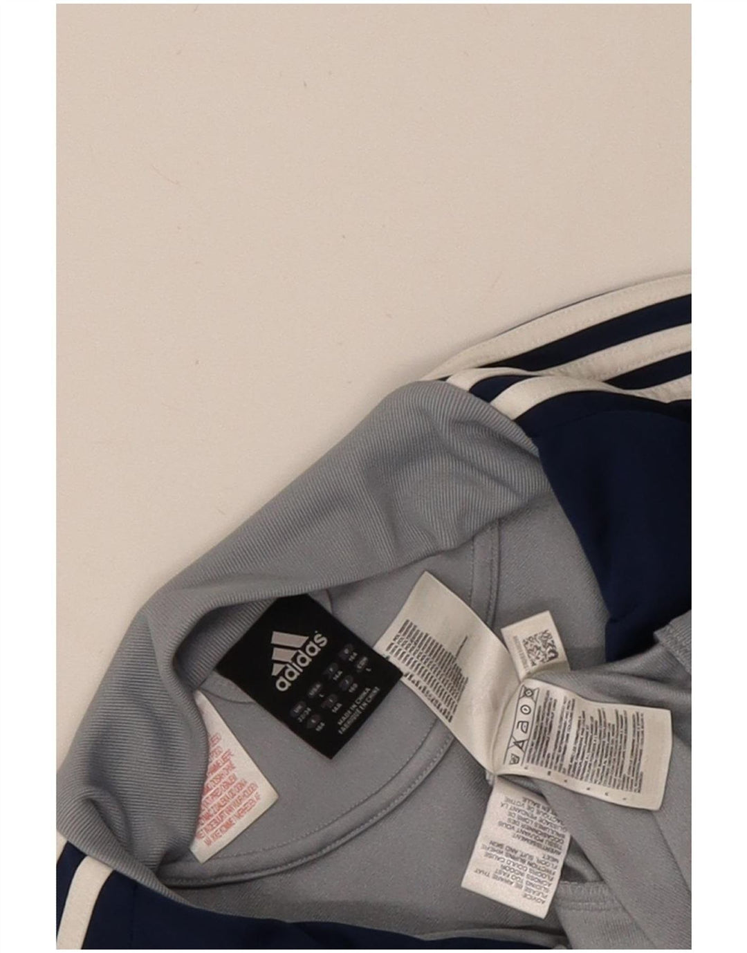 Adidas Chaqueta de chándal para niño 13-14 años Gris Colorblock Poliéster