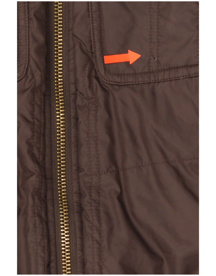 Lee Mens Bomber Jacket UK 38 Marrón Medio Poliamida
