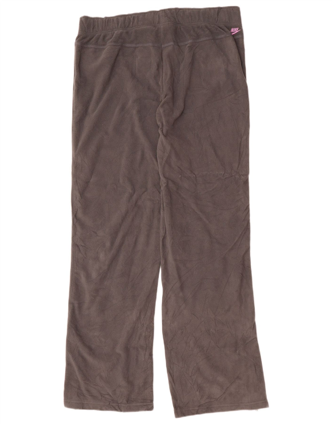 NIKE Pantalones de chándal de forro polar para mujer US 16/18 XL Gris Poliéster