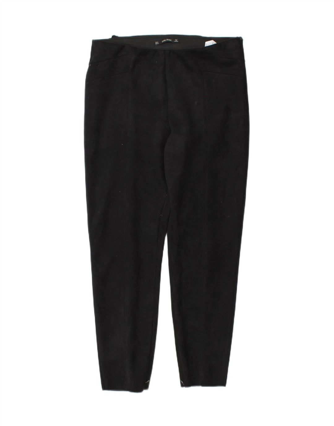 ZARA Womens Tracksuit Trousers UK 18 XL Black Polyester Vintage Zara and Second-Hand Zara from Messina Hembry 