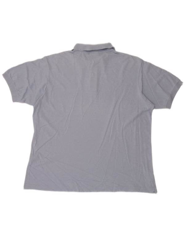 Polo Lacoste para hombre talla 7 2XL algodón azul