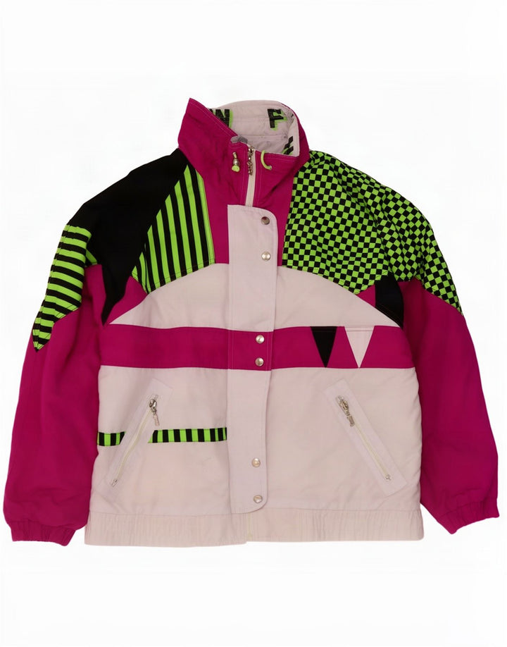 Rodeo Womens By C&A Chaqueta de esquí EU 38 Medio Blanco Colorblock Poliéster