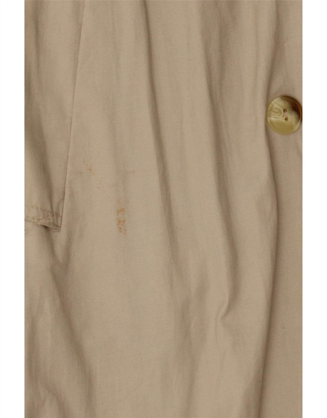 ST MICHAEL Womens Trench Coat UK 16 Large Beige Colourblock Cotton Vintage St Michael and Second-Hand St Michael from Messina Hembry 