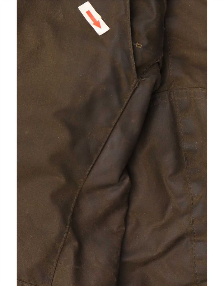 Barbour Chaqueta de algodón encerado para hombre Reino Unido 38 Caqui mediano