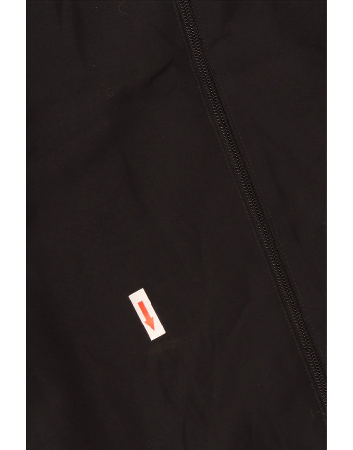 Adidas Chaqueta de chándal gráfica para hombre UK 38/40 Medium Black Colourblock