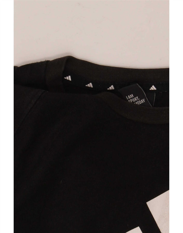 Adidas - Camiseta gráfica para hombre, talla mediana, color negro