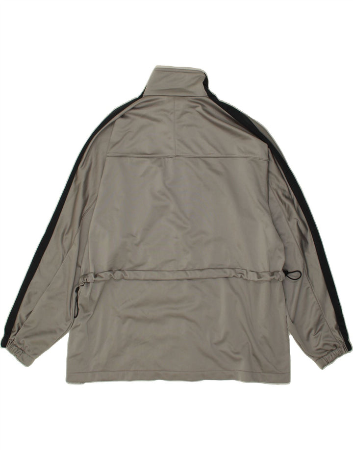 DIADORA Womens Tracksuit Top Jacket UK 14 Large Grey Polyester Vintage Diadora and Second-Hand Diadora from Messina Hembry 
