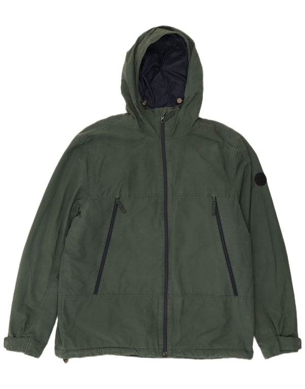 Timberland Chaqueta cortavientos para hombre UK 42 XL Algodón verde