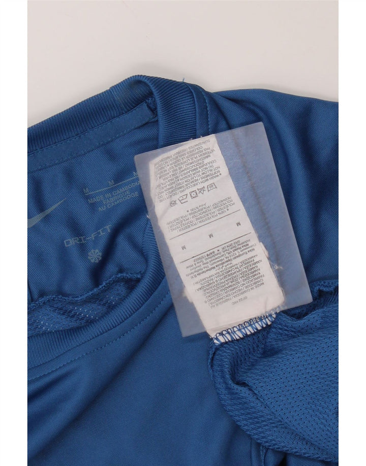 Camiseta Nike Dri Fit para hombre Top poliéster azul medio