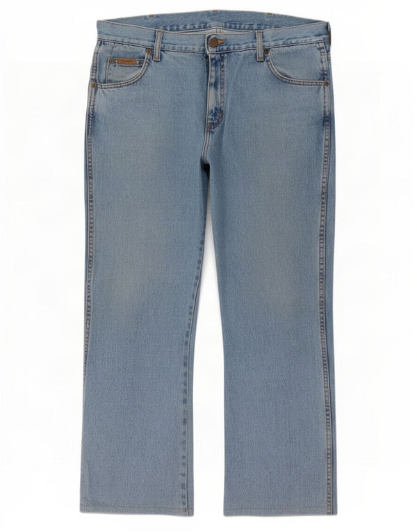Wrangler Vaqueros rectos de corte regular para hombre W36 L29 Algodón azul