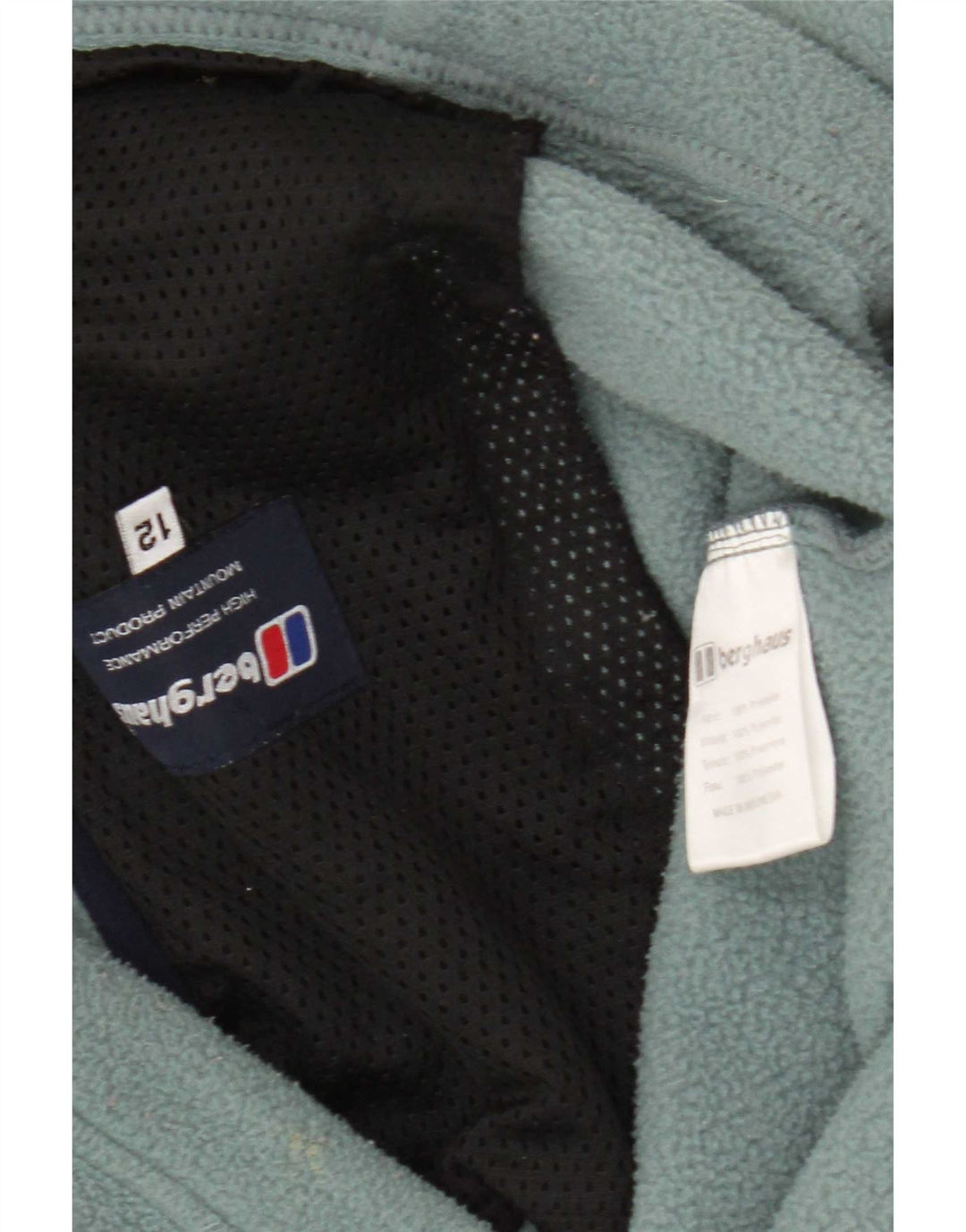 Berghaus Chaleco polar para mujer UK 40 Poliéster azul medio