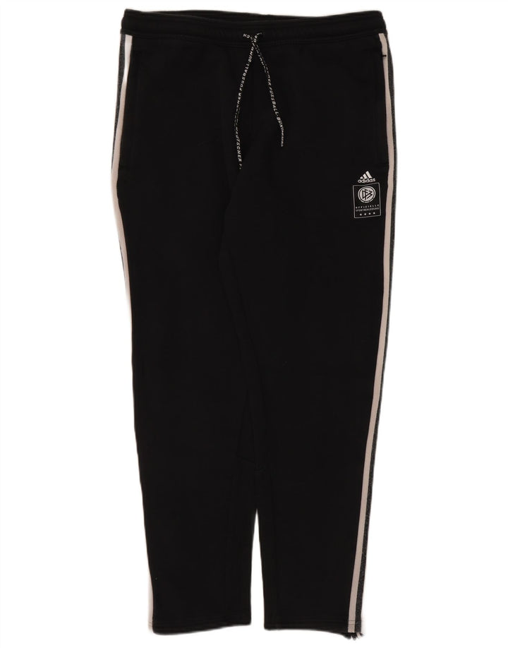 Adidas - Pantalón de chándal para hombre, talla grande, algodón negro