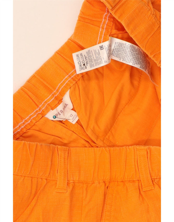 MARKS & SPENCER Pantalones cortos chinos Per Una para mujer UK 12 Medium W32 Naranja