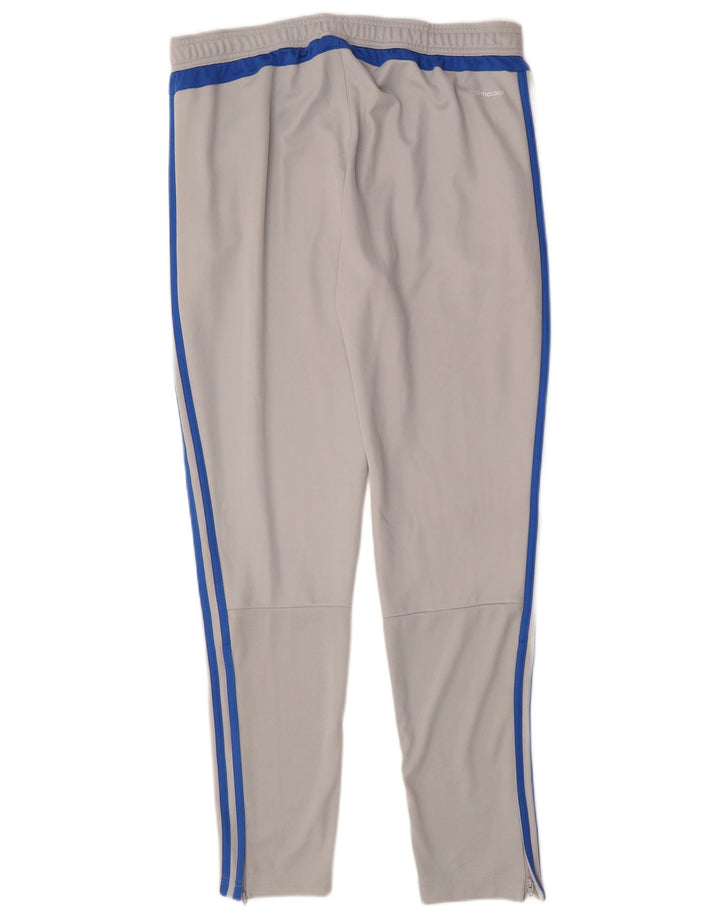 Adidas Hombre Climacool Pantalones De Chándal Grande Gris Colorblock Poliéster