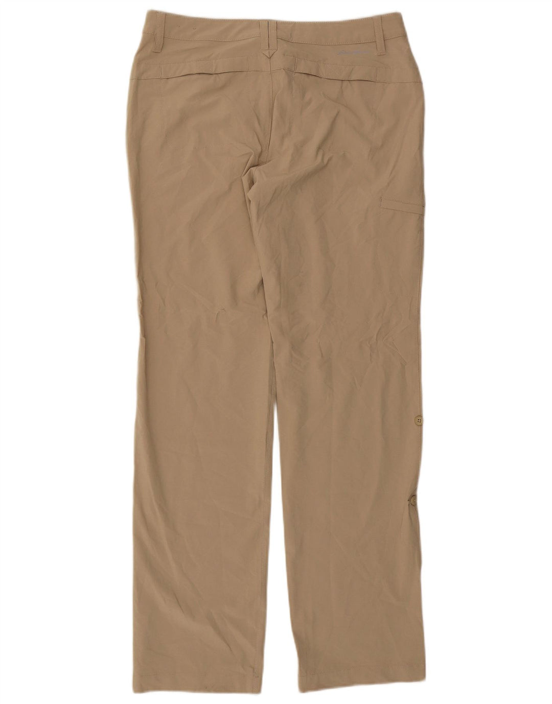 Eddie Bauer Pantalones cargo rectos para mujer US 6 Medium W30 L32 Beige
