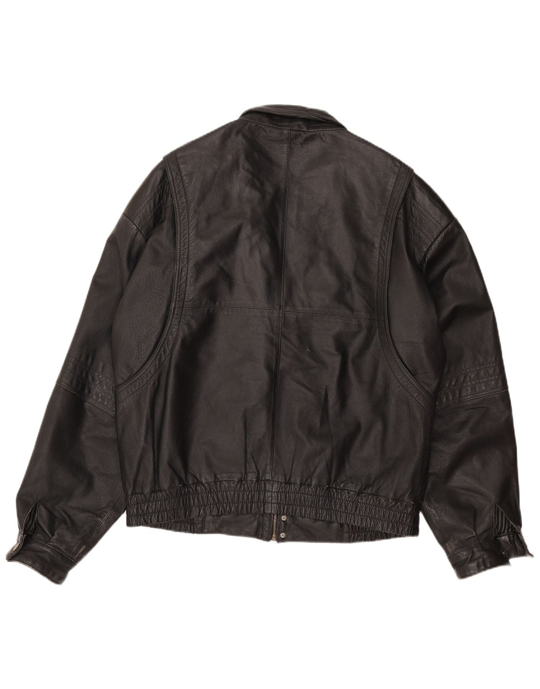 C & A Chaqueta de cuero para hombre EU 54 2XL Cuero negro