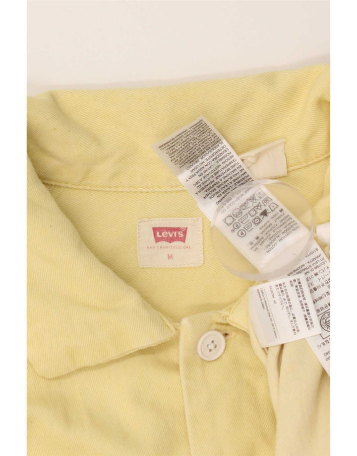 Levi's Hombre Camisa Vaquera De Manga Corta De Algodón Amarillo Medio