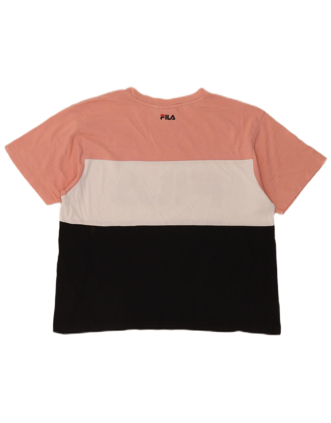 Fila Camiseta corta gráfica para mujer UK 44 Medium Multicolor Colorblock