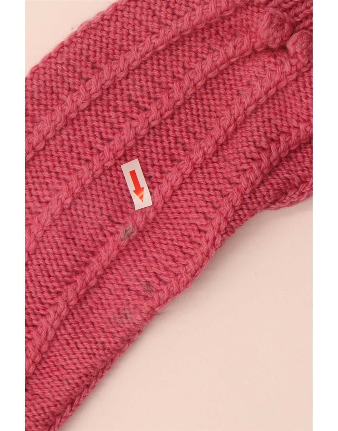 Vintage mujer Cardigan suéter Reino Unido 12 rosa medio