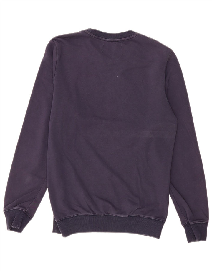 CALVIN KLEIN JEANS Mens Sweatshirt Jumper Small Navy Blue Cotton